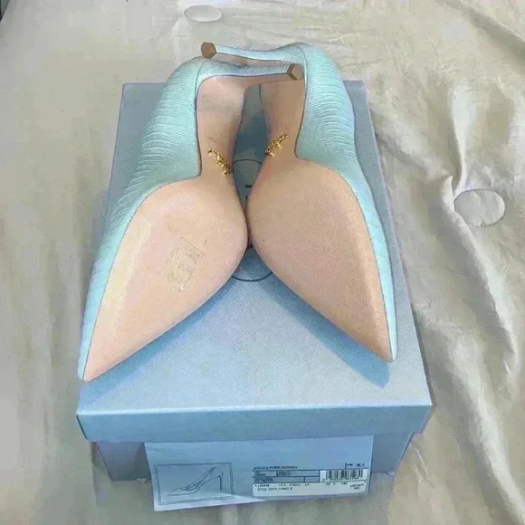 Prada Light Blue Pumps - Picture 4 of 6